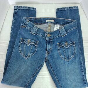 VINTAGE LEVI'S 504 ~ SLOUCH SZ 7 ~ 1990s SLIM ~ NEAR NEW
